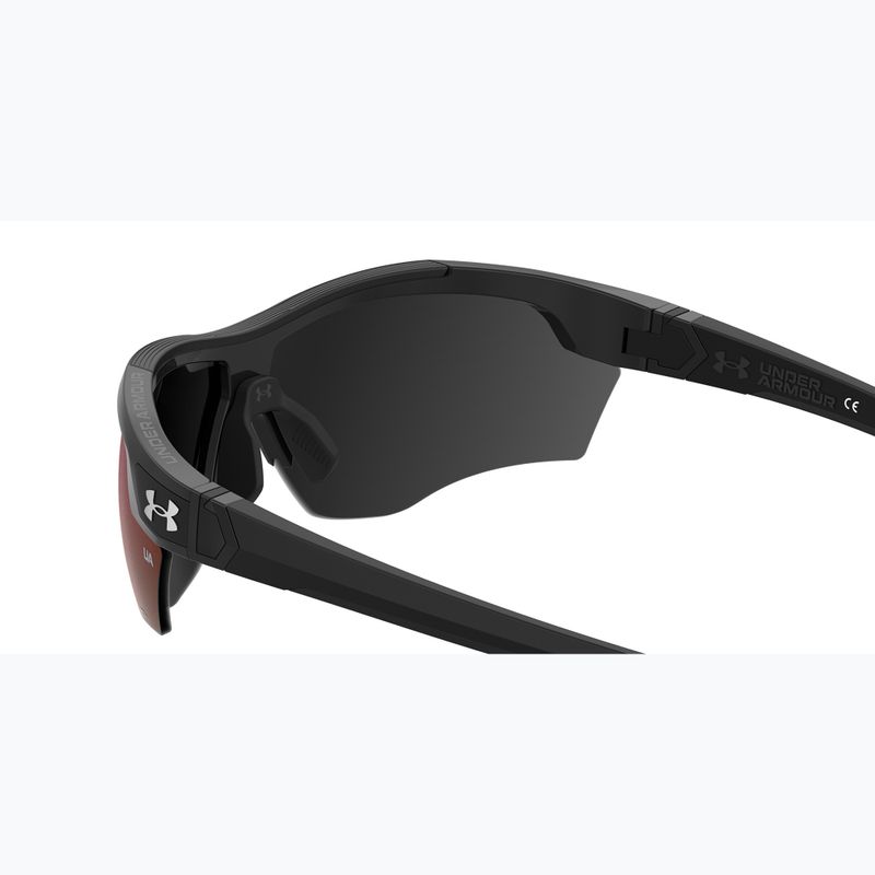 "Under Armour Yard Dual S3" paladžio juodi/raudonieji oleofobiniai akiniai nuo saulės 6