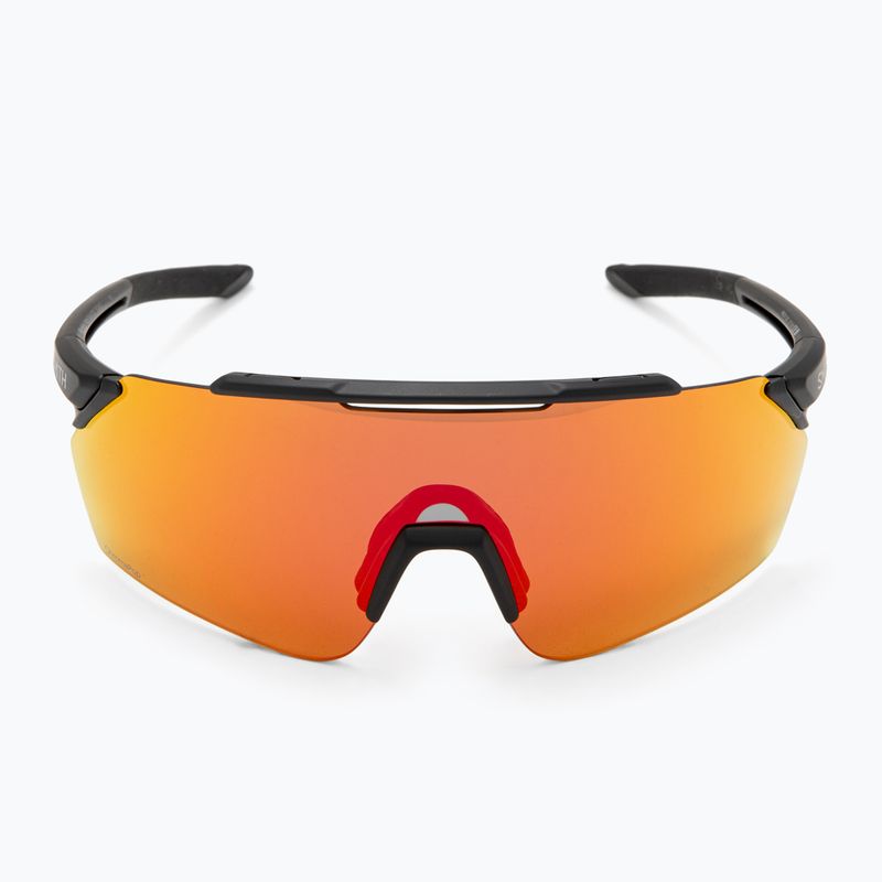 Akiniai nuo saulės Smith Ruckus matte black/chromapop red mirror 4