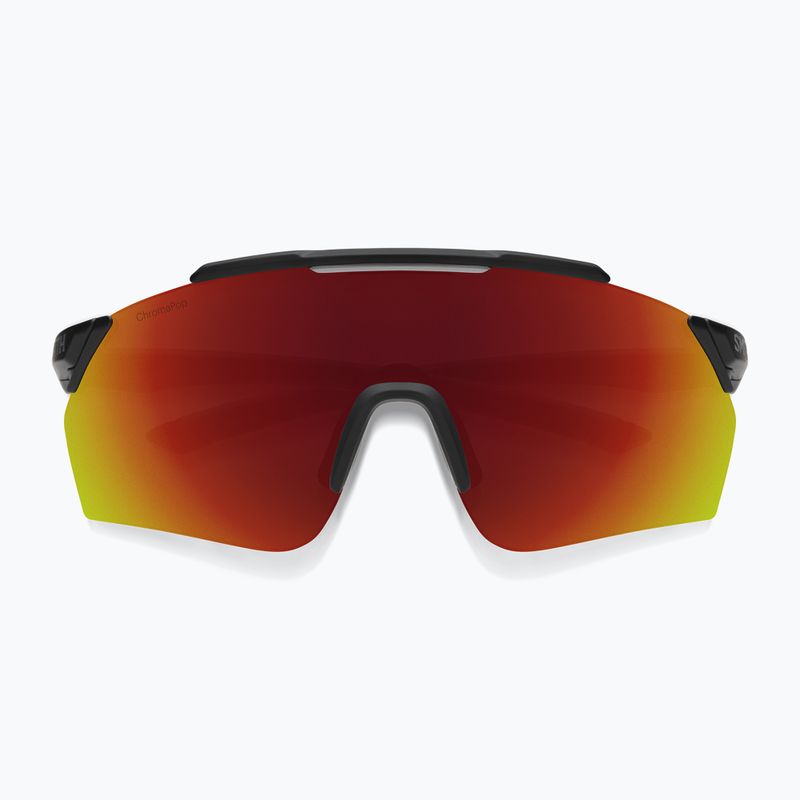 Akiniai nuo saulės Smith Ruckus matte black/chromapop red mirror 8