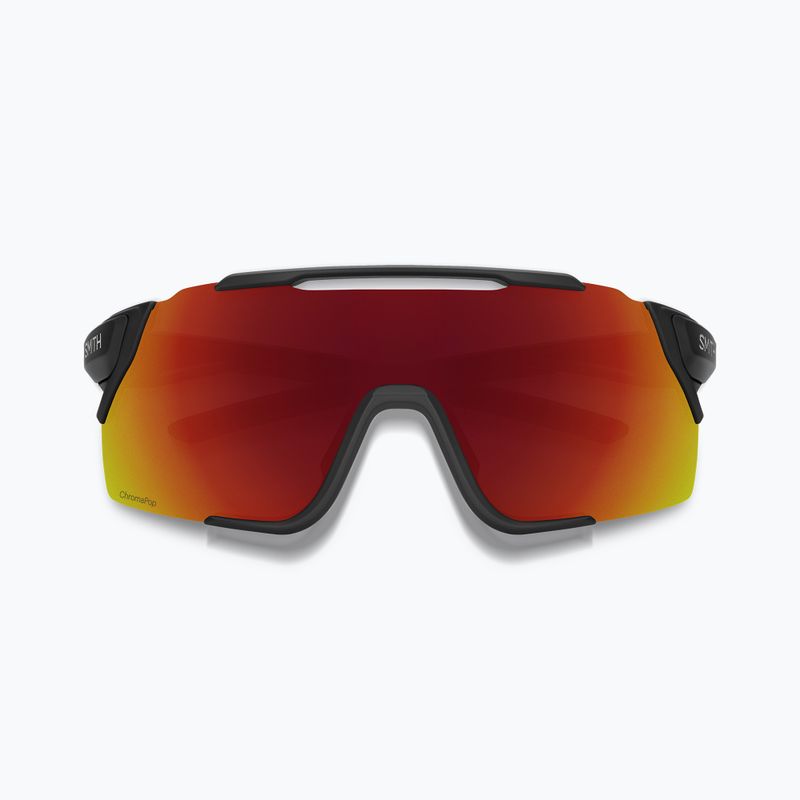 Akiniai nuo saulės Smith Attack MAG MTB matte black/chromapop red mirror 2