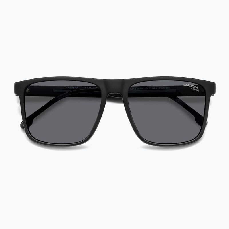 Vyriški akiniai nuo saulės Carrera 8064/S black grey/grey polarized 4