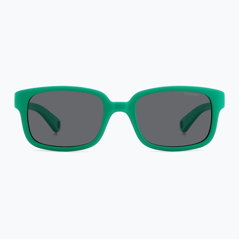 Vaikiški akiniai nuo saulės Polaroid PLD K008/S matte green/grey polarized 3