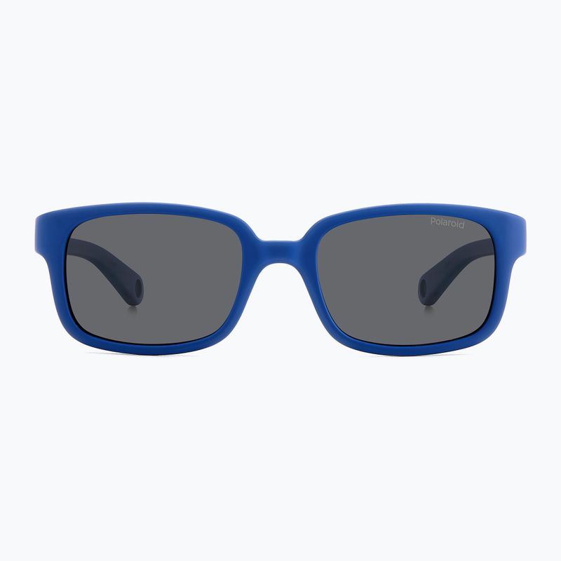 Vaikiški akiniai nuo saulės Polaroid PLD K008/S matte blue/grey polarized 3