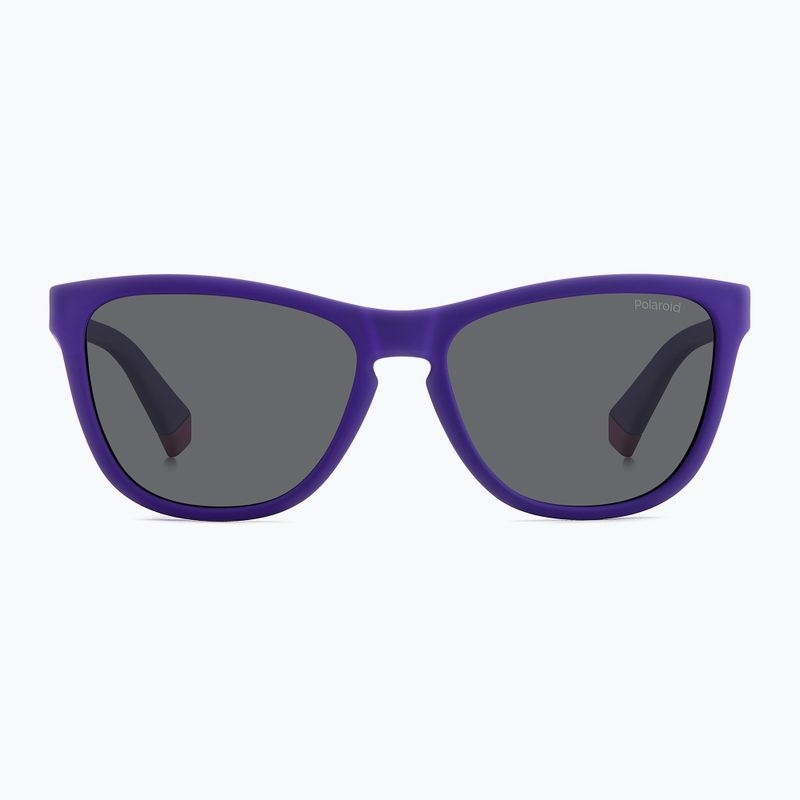 Vaikiški akiniai nuo saulės Polaroid PLD 8056/S matte violet/grey polarized 3