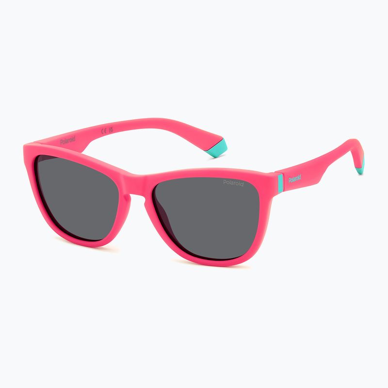 Vaikiški akiniai nuo saulės Polaroid PLD 8056/S matte pink/grey polarized 2