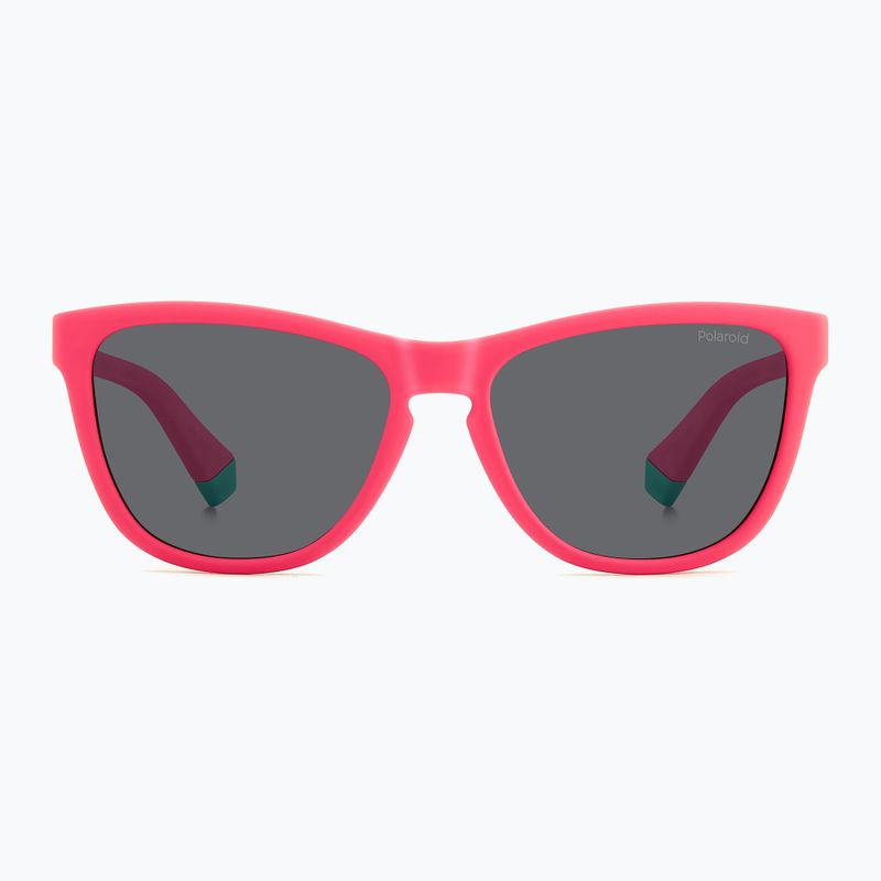 Vaikiški akiniai nuo saulės Polaroid PLD 8056/S matte pink/grey polarized 3