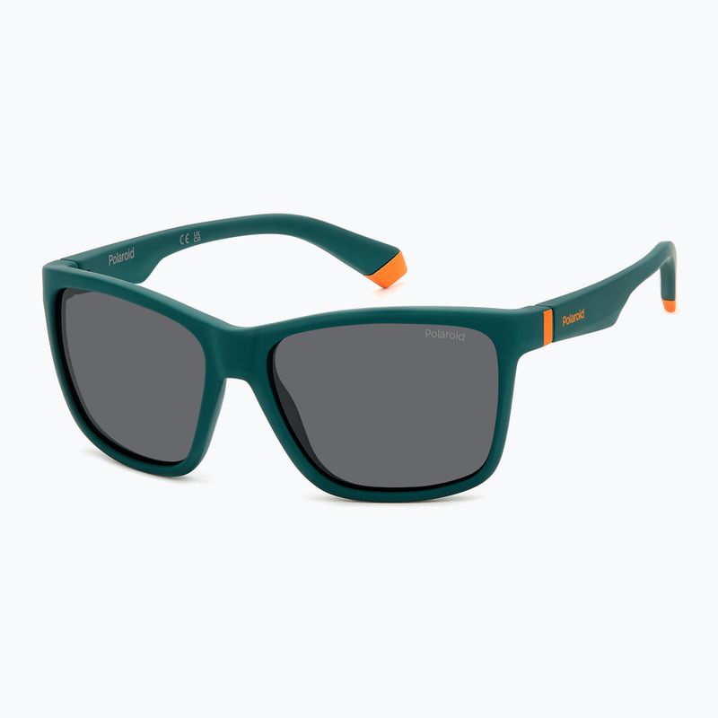 Vaikiški akiniai nuo saulės Polaroid PLD 8057/S matte green/grey polarized 2