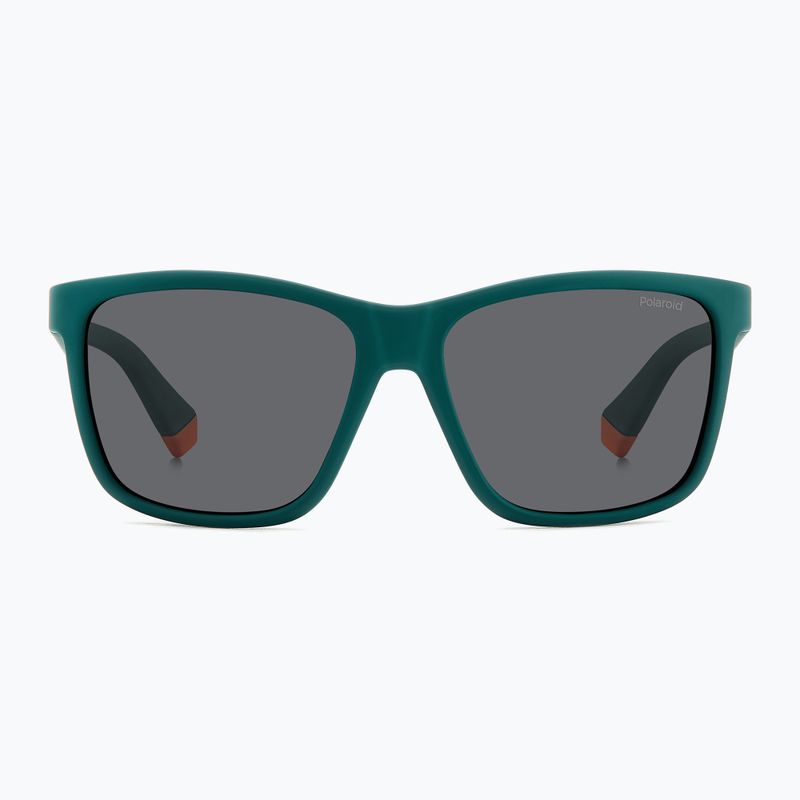 Vaikiški akiniai nuo saulės Polaroid PLD 8057/S matte green/grey polarized 3