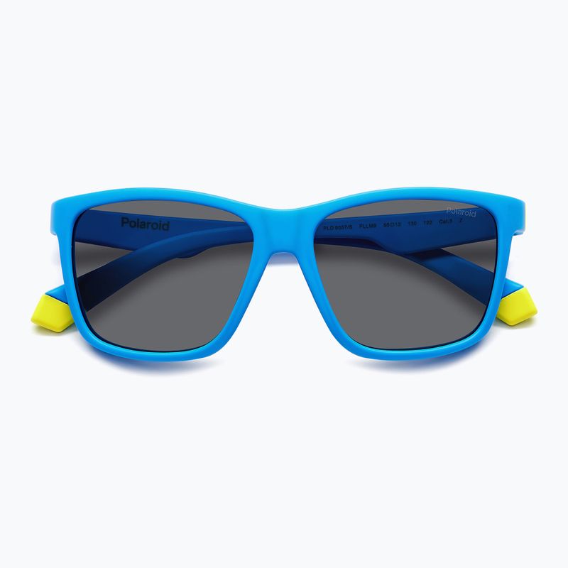 Vaikiški akiniai nuo saulės Polaroid PLD 8057/S matte blue/grey polarized 4