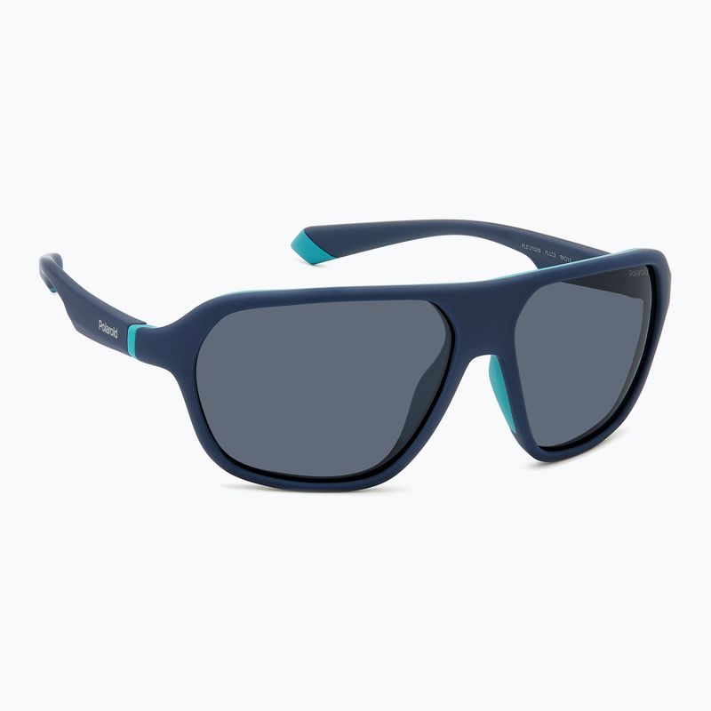 Akiniai nuo saulės Polaroid PLD 2152/S matte blue/blue polarized