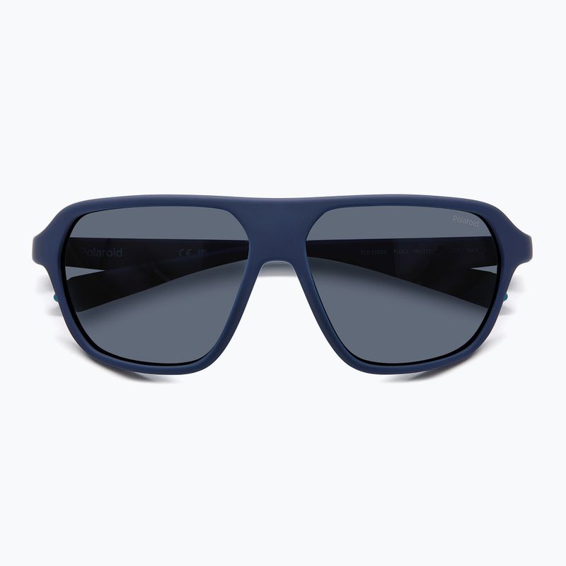 Akiniai nuo saulės Polaroid PLD 2152/S matte blue/blue polarized 3