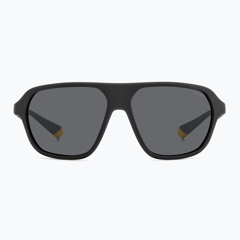 Akiniai nuo saulės Polaroid PLD 2152/S matte black yellow/grey polarized 2