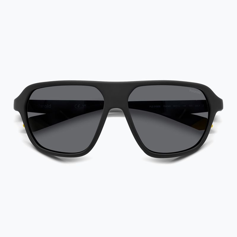 Akiniai nuo saulės Polaroid PLD 2152/S matte black yellow/grey polarized 3