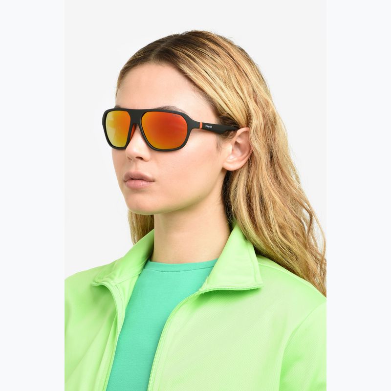 Akiniai nuo saulės Polaroid PLD 2152/S matte black red/red multilayer polarized 6