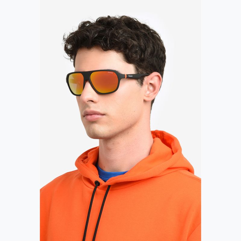 Akiniai nuo saulės Polaroid PLD 2152/S matte black red/red multilayer polarized 8