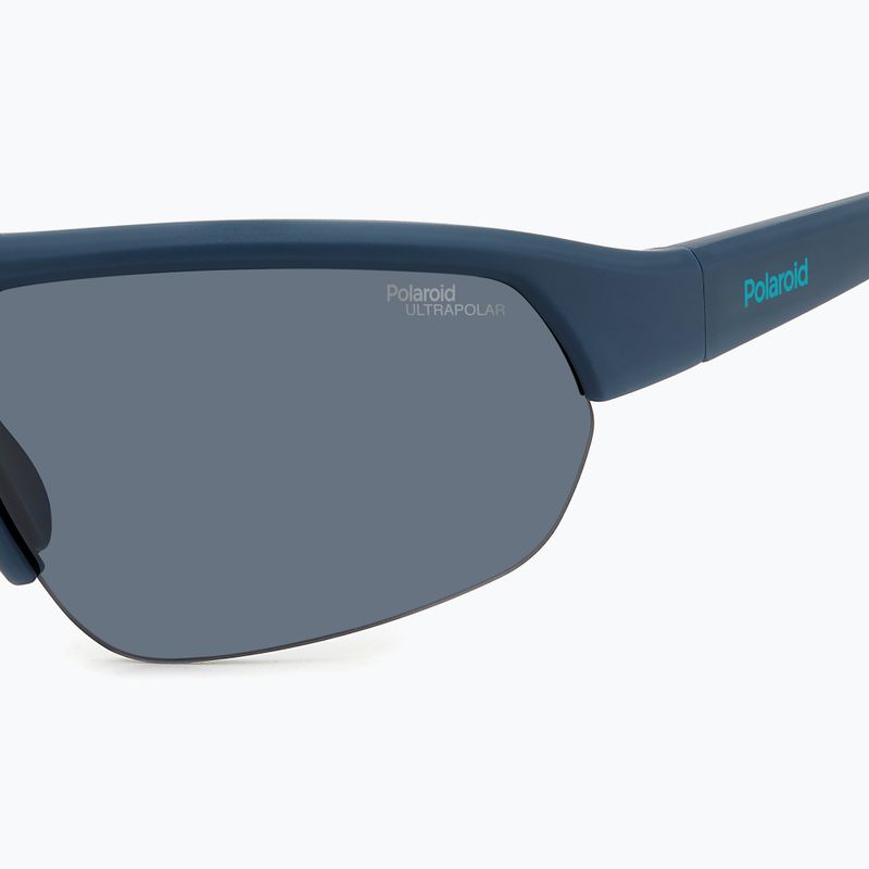 Akiniai nuo saulės Polaroid PLD 7048/S matte blue/grey polarized high contrast 5
