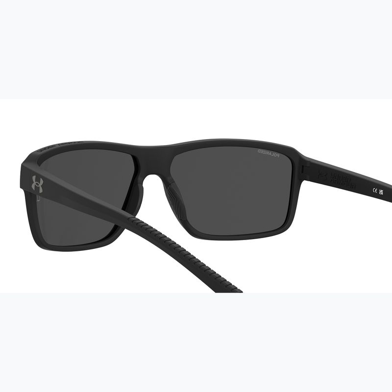 Vyriški akiniai nuo saulės Under Armour Kickoff S3 matte black/grey polarized 6