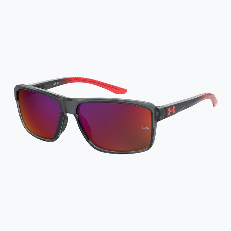 Vyriški akiniai nuo saulės Under Armour Kickoff S3 grey red/grey infrared 2