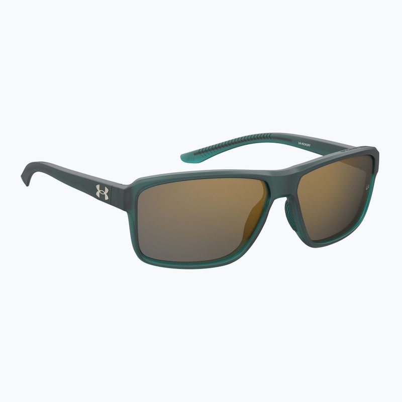 Under Armour Kickoff S3 crystal teal/copper mirror vyriški akiniai nuo saulės