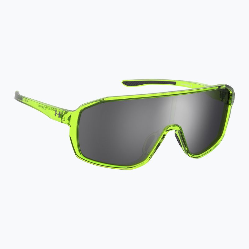 Vaikiški akiniai nuo saulės Under Armour Gameday Jr S3 yellow crystal/silver mirror