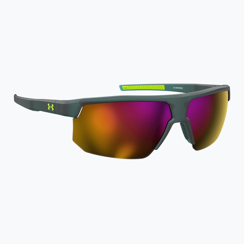 "Under Armour Driven/G S3" geltonos, arbatinės ir rausvos spalvos veidrodiniai akiniai nuo saulės vyrams
