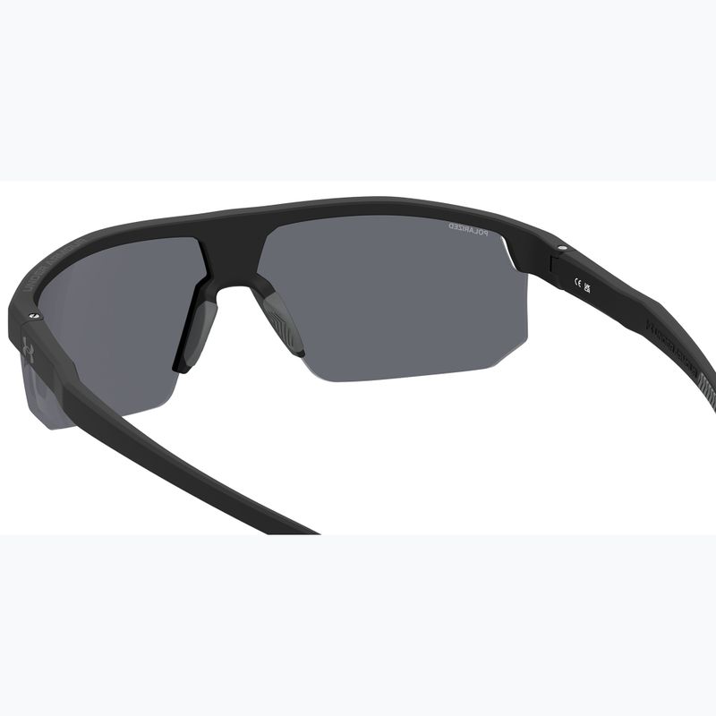 "Under Armour Driven/G S3" matiniai juodi pilki/pilki poliarizuoti vyriški akiniai nuo saulės 6