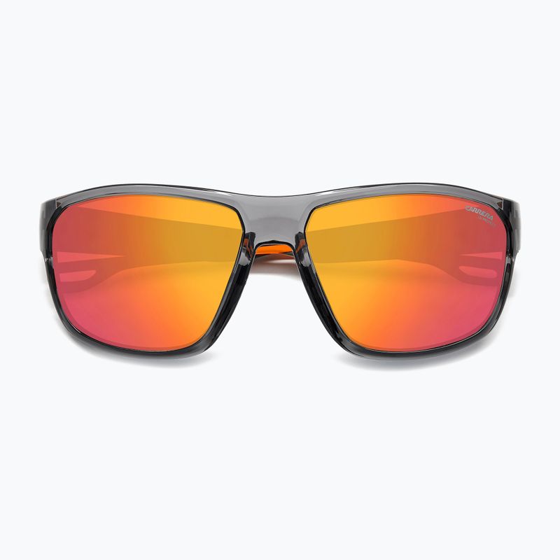 Vyriški akiniai nuo saulės Carrera 4018/S grey orange/red multilayer 4