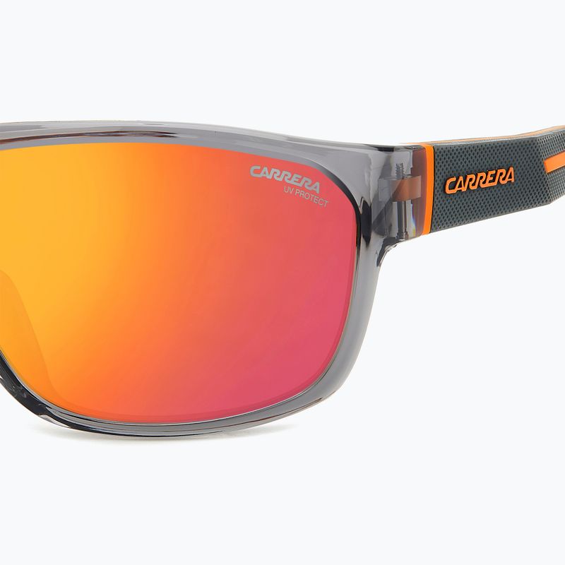 Vyriški akiniai nuo saulės Carrera 4018/S grey orange/red multilayer 6
