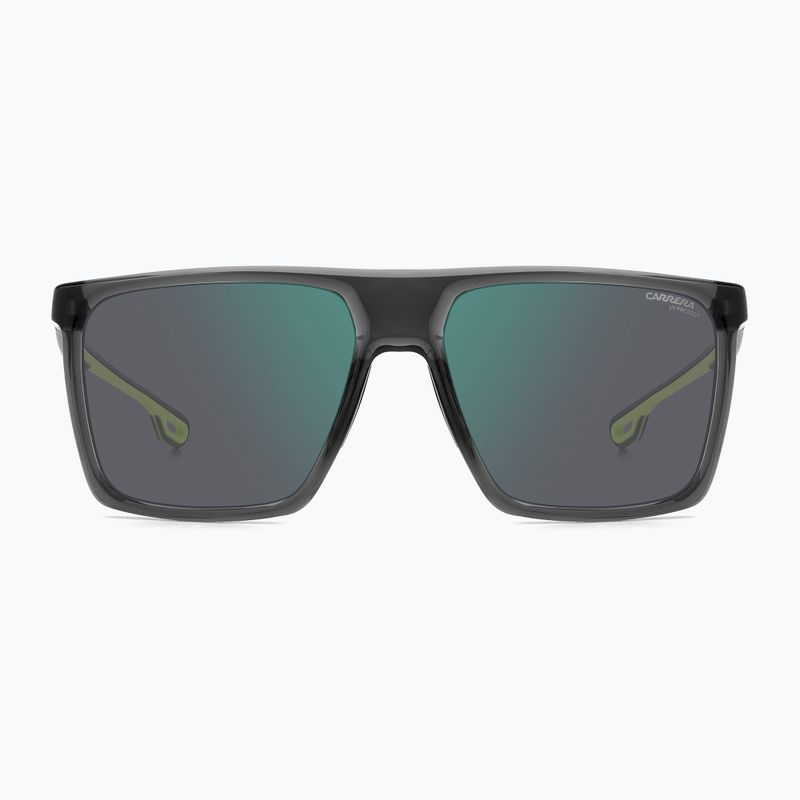 Vyriški akiniai nuo saulės Carrera 4019/S grey yellow fluo/green mirror 3