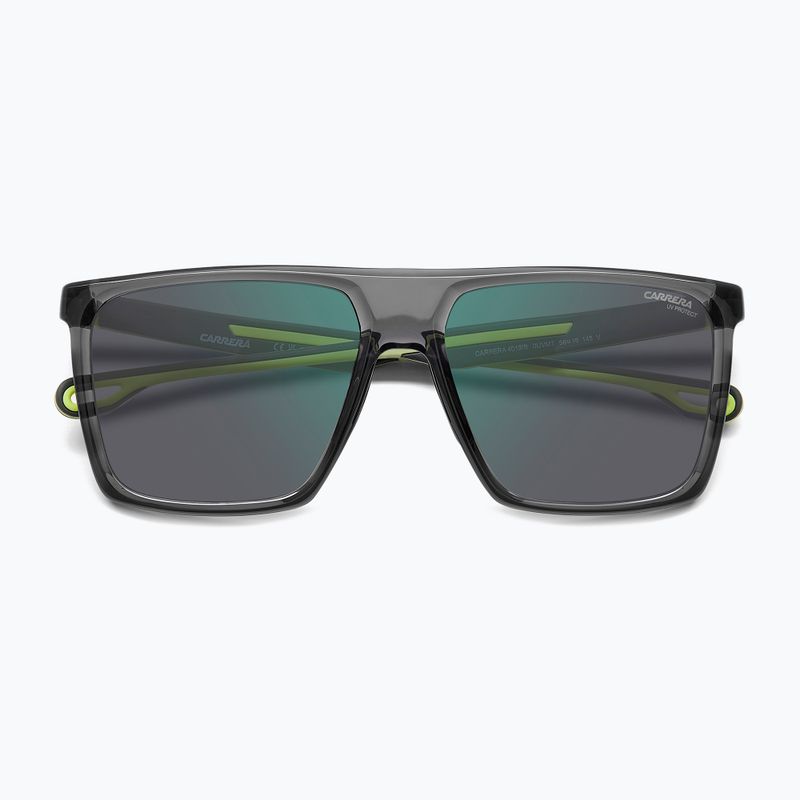 Vyriški akiniai nuo saulės Carrera 4019/S grey yellow fluo/green mirror 4