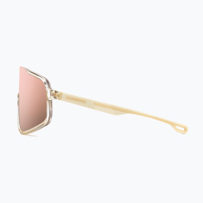 Vyriški akiniai nuo saulės Carrera 4017/S crystal beige/rose gold multilayer 5