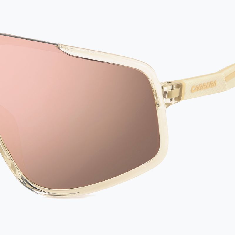 Vyriški akiniai nuo saulės Carrera 4017/S crystal beige/rose gold multilayer 6