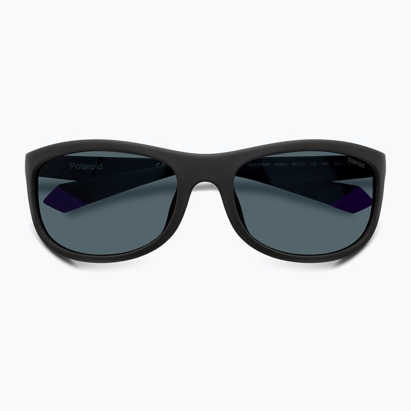 Akiniai nuo saulės Polaroid PLD 2154/S matte black blue/blue polarized 4