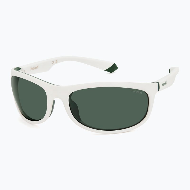 Akiniai nuo saulės Polaroid PLD 2154/S matte white/green polarized 2