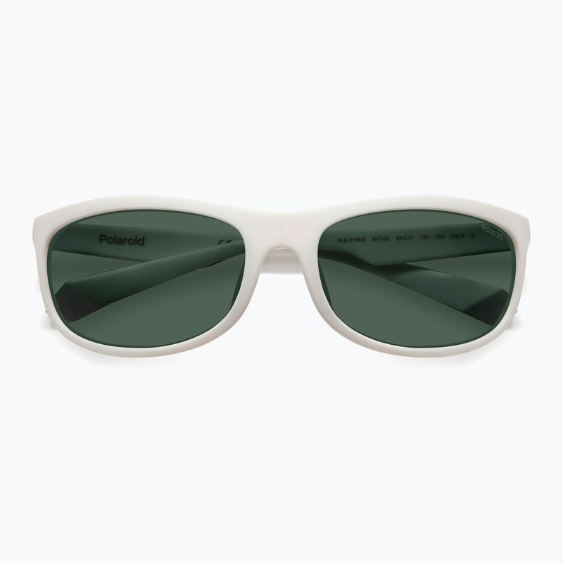 Akiniai nuo saulės Polaroid PLD 2154/S matte white/green polarized 4