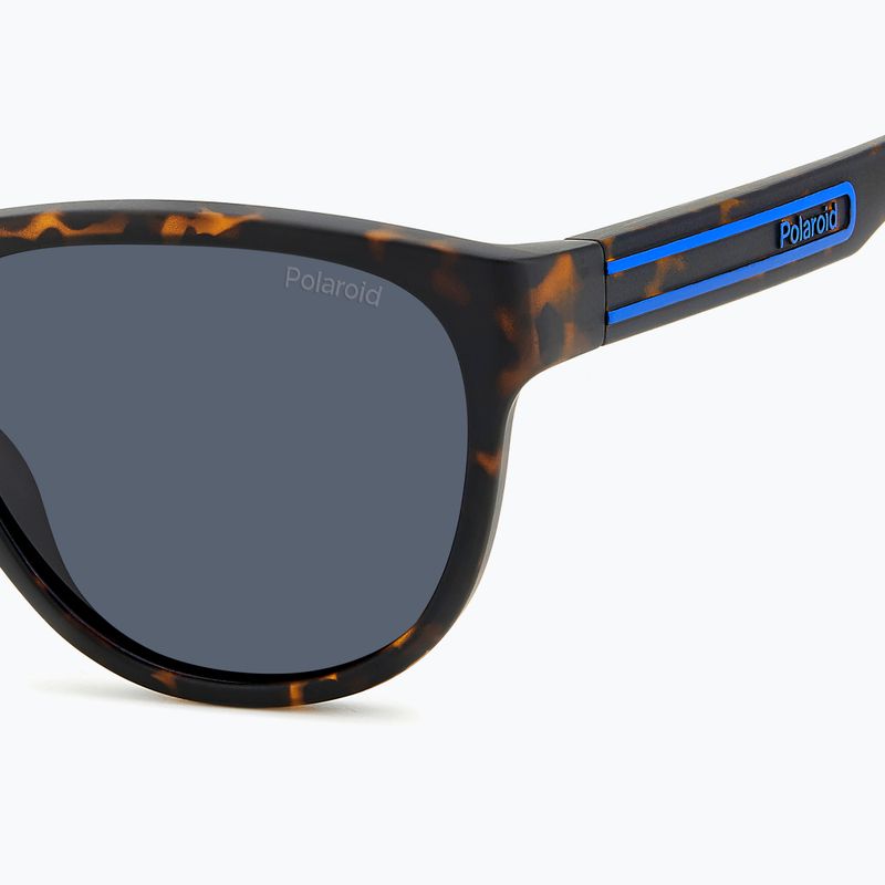 Akiniai nuo saulės Polaroid PLD 2156/S matte brown havana/blue polarized 5