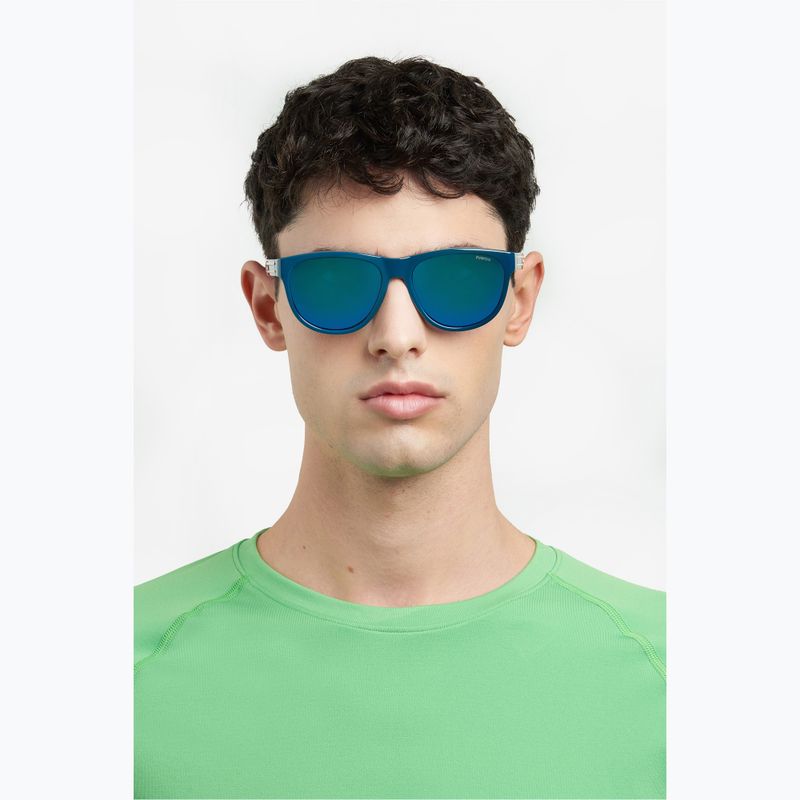 Akiniai nuo saulės Polaroid PLD 2156/S teal/greygreen mirror polarized 6