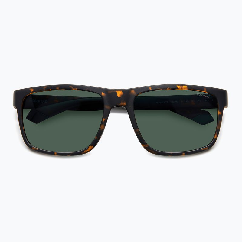 Vyriški akiniai nuo saulės Polaroid PLD 2157/S matte brown havana/green polarized 4