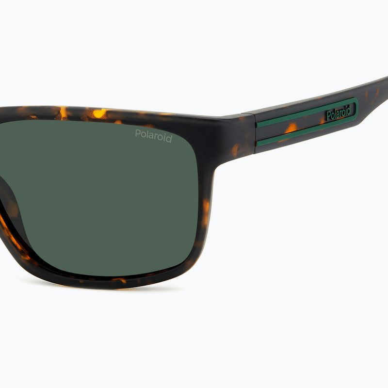 Vyriški akiniai nuo saulės Polaroid PLD 2157/S matte brown havana/green polarized 5