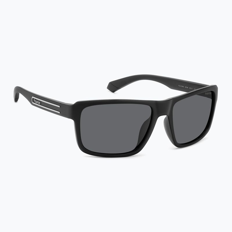 Vyriški akiniai nuo saulės Polaroid PLD 2158/S black/grey polarized