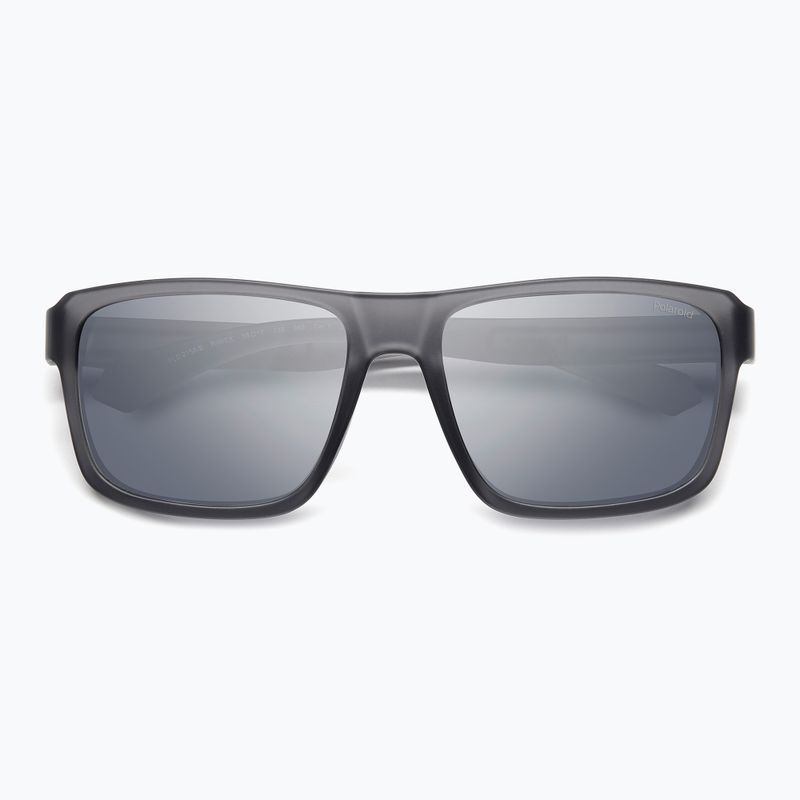 Vyriški akiniai nuo saulės Polaroid PLD 2158/S matte grey/grey silver mirror polarized 4