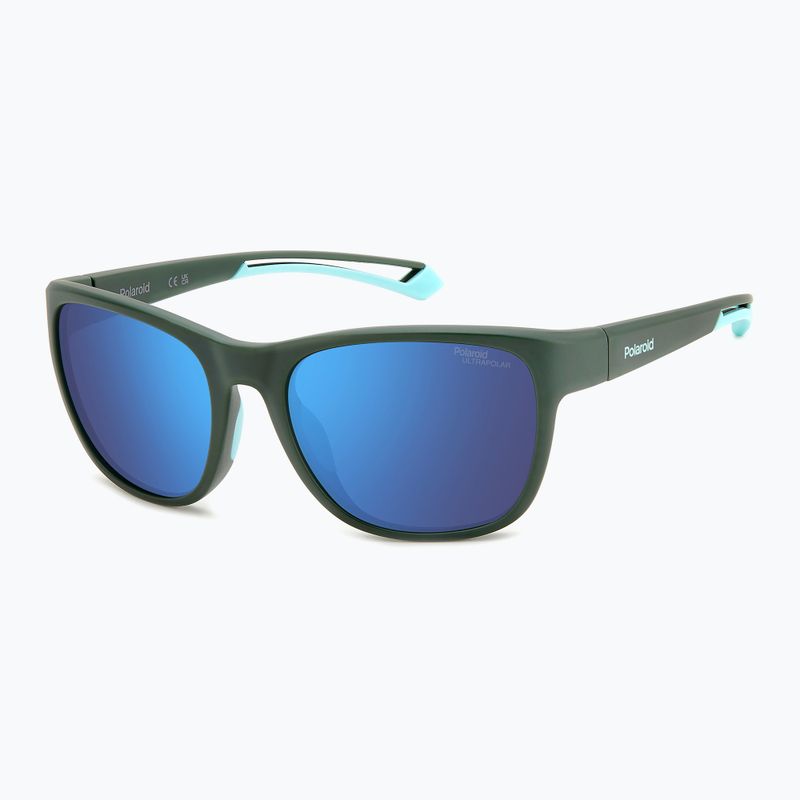 Akiniai nuo saulės Polaroid PLD 7051/S matte green/blue mirror polarized high contrast 2