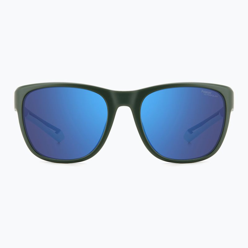 Akiniai nuo saulės Polaroid PLD 7051/S matte green/blue mirror polarized high contrast 3