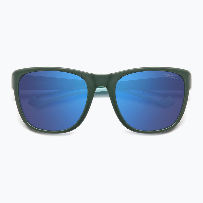 Akiniai nuo saulės Polaroid PLD 7051/S matte green/blue mirror polarized high contrast 4