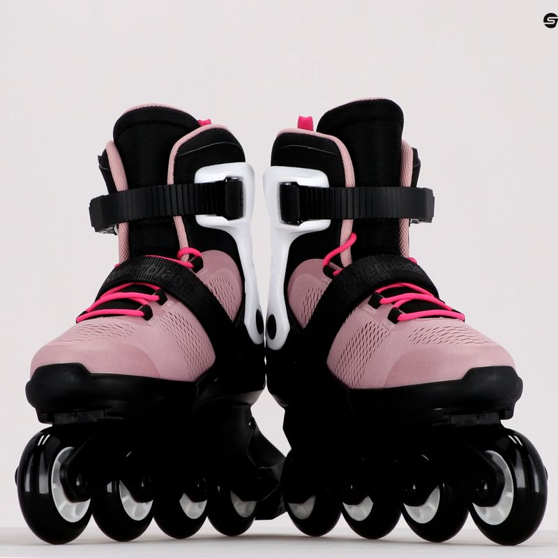 Rollerblade Microblade vaikiški rožinės ir baltos spalvos riedučiai 07221900 T93 11