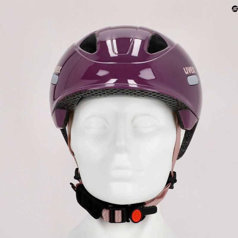 UVEX vaikiškas dviratininko šalmas Oyo Purple S4100490315 9