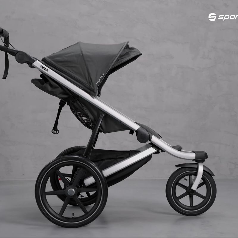 Thule Urban Glide 2 vaikiškas bėgimo vežimėlis pilkos spalvos 10101950 12