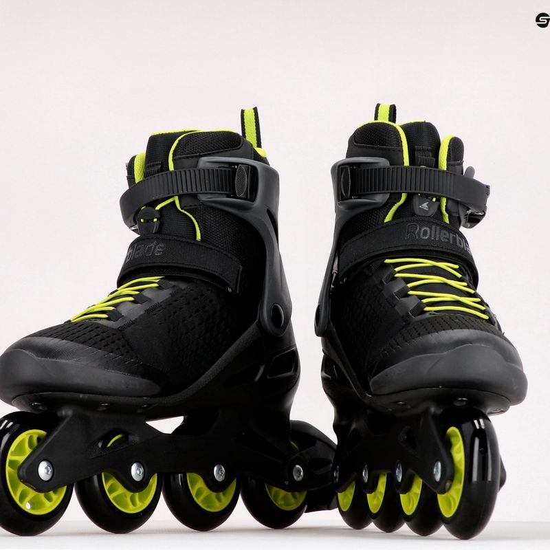 Vyriški riedučiai Rollerblade Zetrablade Elite black/lime 7