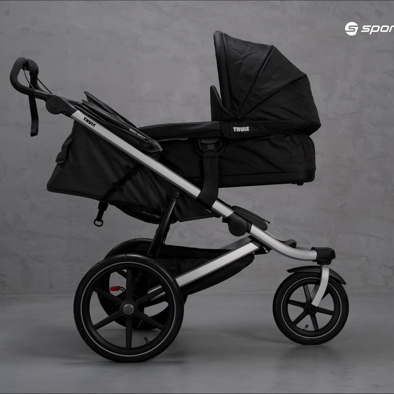 Thule Urban Glide2 bėgimo vežimėlis su dėže, juodas 10101964 12