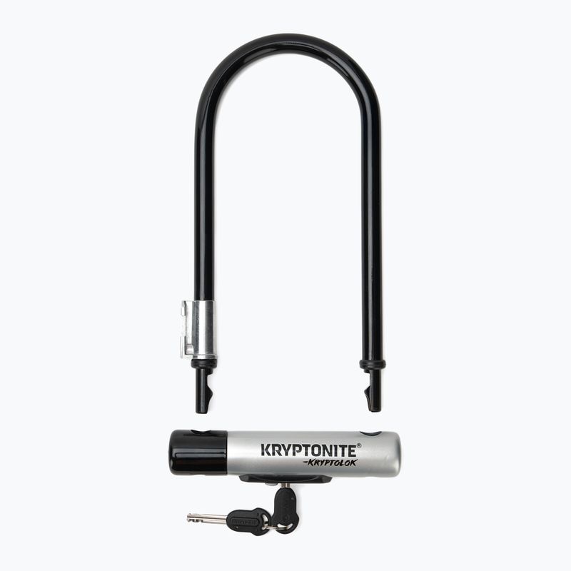 Dviračio užraktas Kryptonite Kryptolok Standard U-Lock + linka Kryptoflex black/grey 2